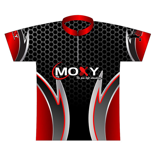 Moxy Dye-Sublimated Jersey- Red/Black 