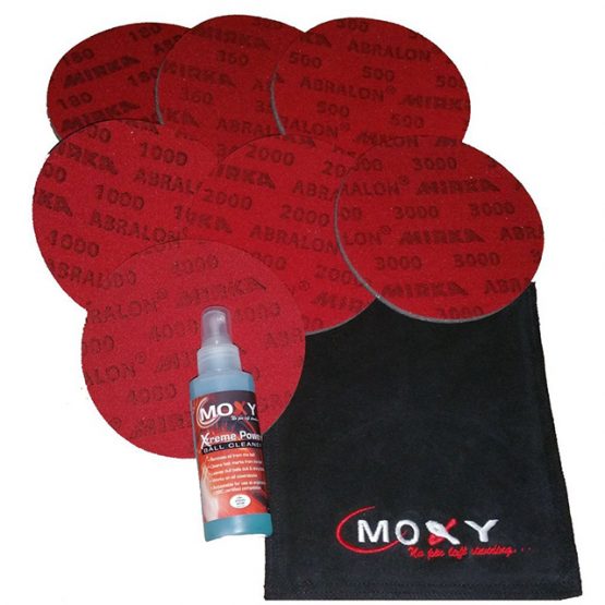 Moxy Abralon Sanding Pads - Moxy Shammy - Moxy Cleaner - Set of all 7 Grits